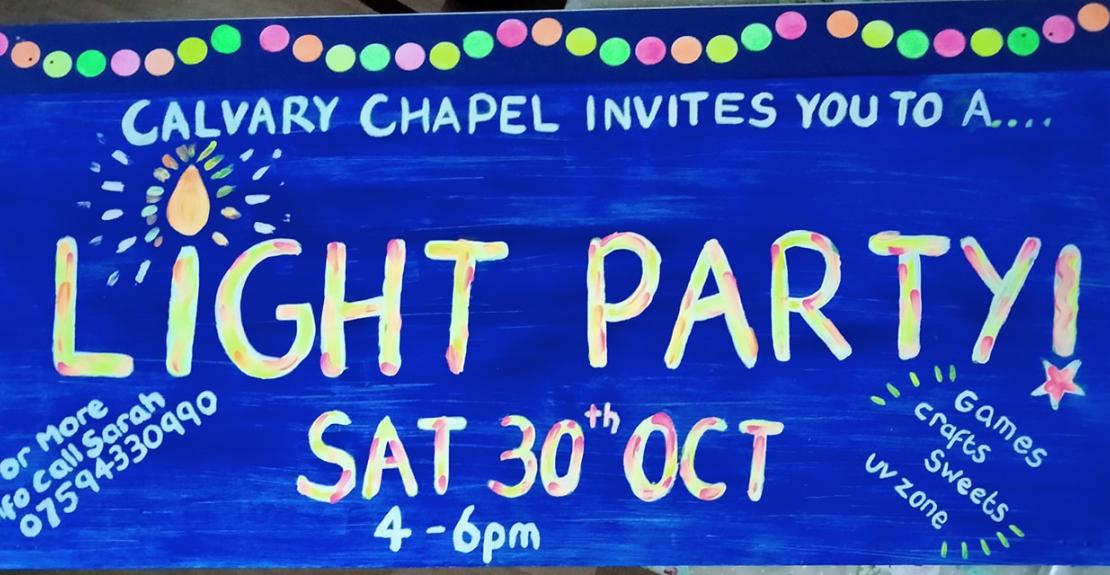 Calvary Chapel Woolacombe Light Party October 2021