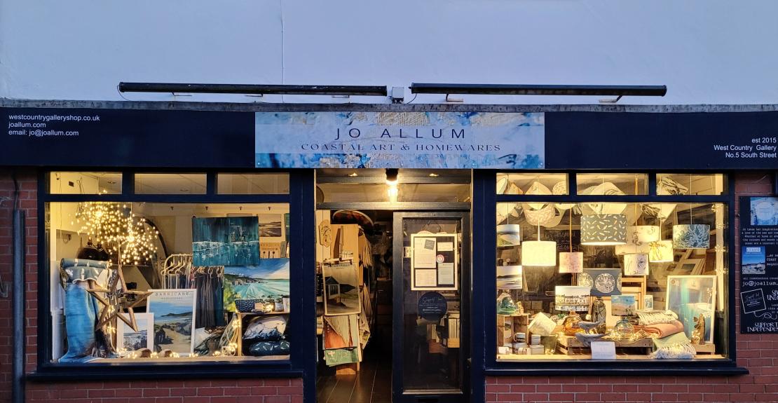 Jo Allum Coastal Art & Homewares Woolacombe