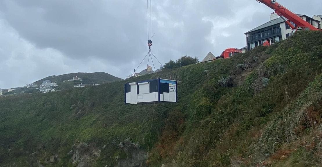 Barricane Beach Cafe Removal September 2022