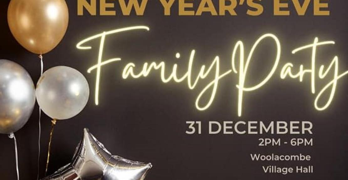 Family New Year's Eve Party 2022 Woolacombe Village Hall