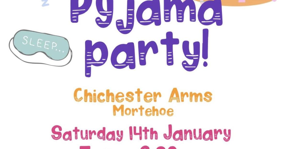 Pyjama Party at The Chichester Arms Mortehoe January 2023