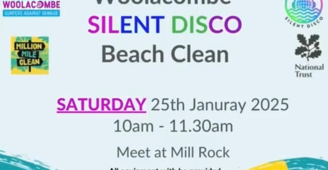 Silent Disco Beach Clean Plastic Free Woolacombe