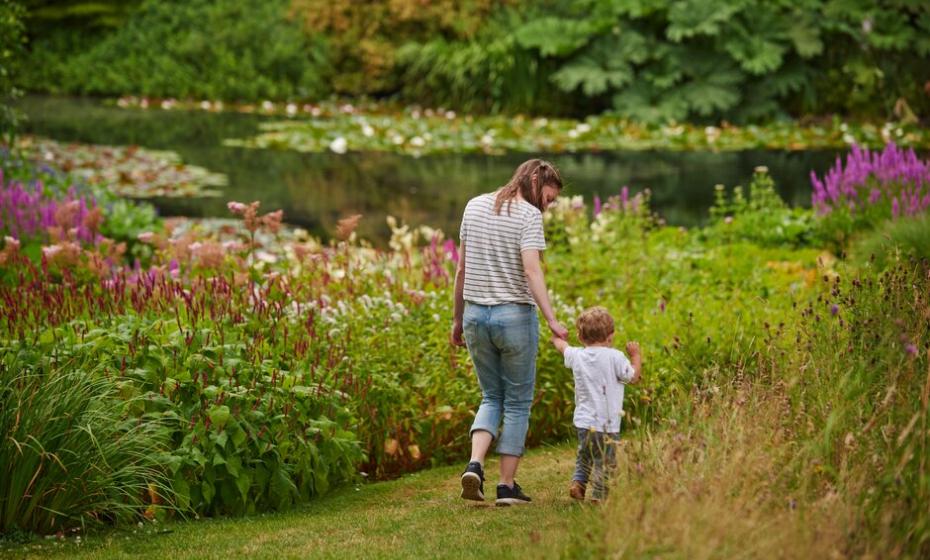 RHS Rosemoor Gardens Exploring the Lake Great Torrington North Devon 