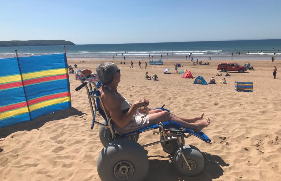 Woolacombe Beach Wheelchair Hire Beach Accessibility Devon