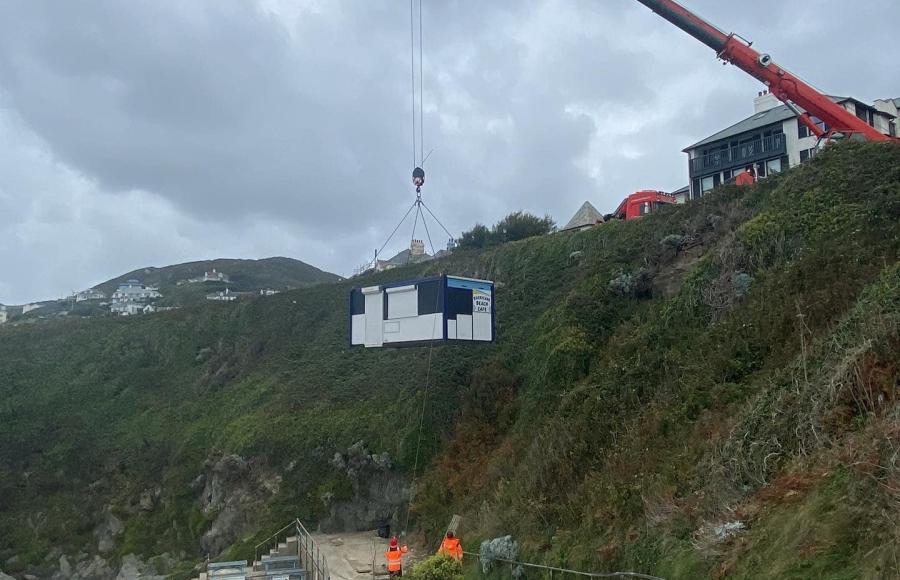 Barricane Beach Cafe Removal September 2022