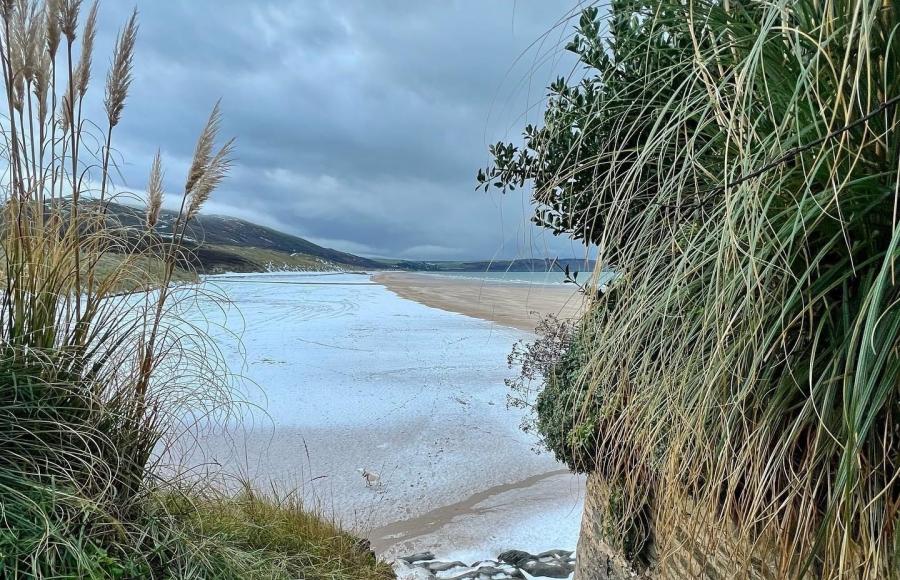 Snowy Woolacombe by Mark Clinton Johnson MCJ Photo Art 2022