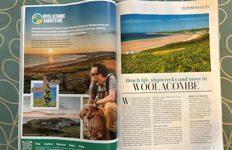 Woolacombe featured in Devon Life magazine